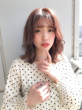 マイラ 銀座(myla) 【佐伯】おうちでも作れる!顔まわりリバース巻きミディアム♪