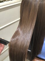 フレーム へアアンドトリートメント 天王寺北口店(FRAME)&nbsp;[FRAME 天王寺北口店] 艶カラー透け感ブラウン