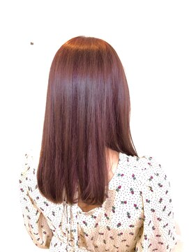 エスト ヘアー マール 横浜店(est hair mar) カッパーブラウン/艶髪/ストレートロング/ヘルシースタイル