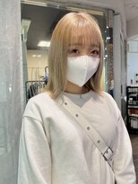 ヘアーアンドメイク ビス(HAIR&MAKE bis)&nbsp;ホワイトベージュ♪【多田　華歌】