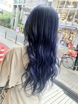 ディア(.eer) 【.eer/ディア】ネイビーブルー×ダブルカラー<南船場>