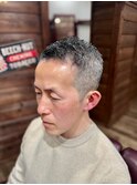 MEN’S HAIRハイライトマッシュパーマ〈理容室〉東浦和メンズ