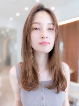 エースハバナ 渋谷(1 HAVANA) 20代30代大人かわいいシルキーベージュ/小顔レイヤーカット