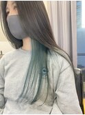 スモークグリーンインナー/ lafit 下大利 @kaji_de_experiences