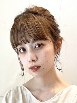 ガーデン ムサシコスギ(GARDEN MUSASHIKOSUGI) 結んでも可愛い後れ毛/くびれヘア/顔まわりレイヤー