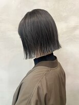 ペスカ 長町南店(pesca) dark gray × ミニボブ　(1bleach) OIKAWA