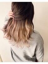 ライフ 住道店(Lyfe)&nbsp;インナーカラーシアベージュカラー_セミディレイヤーカット_131