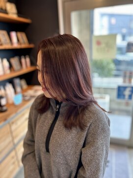 アンスリウム(anthurium) 【ミディアム×メテオカラー×stylist小林】