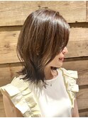 外ハネミディアム×アッシュブラウン浦和の美容室ARTS鈴木英治