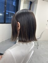 ピノ(pino.)&nbsp;切りっぱなしボブ地毛風カラーニュアンスカラーアッシュカラー