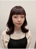 赤髪くびれミディアム