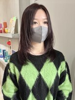 ヨーク(YOKE)&nbsp;【YOKE】ピンクラベンダーベージュハッシュレイヤーロング