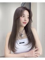 ネクストハラジュク(NEXT HARAJUKU)&nbsp;イメチェンヘアスタイルワイドバングホワイトブロンド