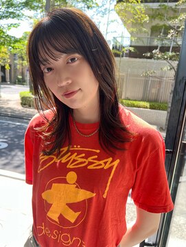 ホール(WHOLE) 【WHOLE】外ハネウルフスタイル