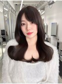 ショート ボブ インナーカラー 韓国風5608