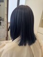 ヘアリゾートハピネス&nbsp;ブルーグレイにカラーリングさせて頂きました^ ^