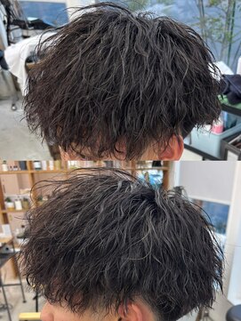 ラヴィラ(la villa) 縦落ちツイスパマッシュ(小山市美容室/ツイスパ/メンズ/小山市)