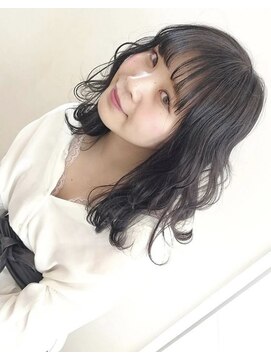 ナチュラル 博多店(Natural) ダークブルージュ×ミディアムレイヤー