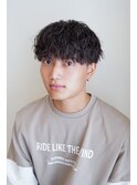 メンズナチュラル波パーマ