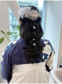 袴着付け/袴/卒業式着付け/着物/袴着付/袴ヘアセット/袴ヘア