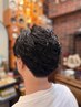 【全員★質感】カット＋クリームパーマ＋炭酸泉トリートメント ￥14300
