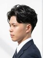 ECLART men.仙台店/バーバー/メンズサロン/メンズパーマ/眉毛【7月9日OPEN（予定）】&nbsp;ニュアンスパーマ/自然に流れるスタイルでビジネスシーンに◎