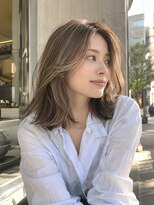 ユイマァル 岡山(YUIMARL)&nbsp;岡山30代40代★大人ハイライト★レイヤーカット★白髪ぼかし★