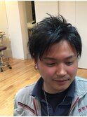 濃いアッシュカラー