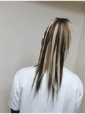 メンズエクステ＆コーンロウスタイル