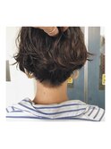 カジュアルでも品のあるシアパーマ