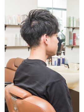 ヘアージャンティ(HAIR GENTIL) メンズ ショート 【 マッシュ ベース × ソフトツーブロック 】