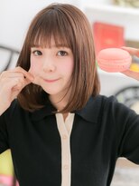 マカロン 須賀川店(macaron) 【macaron】伸ばしかけ☆ナチュラルボブ