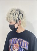 メンズウルフカット