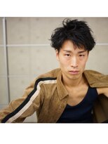 マテリオム(MATERI HOMME) 2ブロック×ショートパーマ