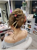 花魁和髪ヘアセット