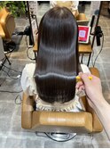 大人可愛い艶髪ヘア