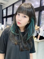 アルバム 池袋(ALBUM)&nbsp;アッシュブラックニュアンスカラーブルーグレージュ_8688