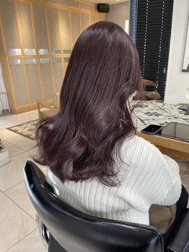 ヘアサロン ガリカ 表参道(hair salon Gallica) 大人ゆるふわラベンダーココアブリーチなしダブルカラー