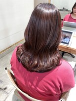 シュプール(SPUR)&nbsp;gloss pink brown / ツヤ髪ピンクブラウンカラー