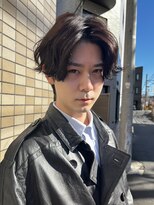 シスタ(SISTA) センターパート×ニュアンスパーマ×マッシュ