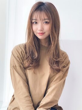 アグ ヘアー リート 釧路愛国店(Agu hair leet) 《Agu hair》愛されベージュ×毛先レイヤーロング