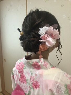 ヘアーメイク S&I 浴衣/ヘアセット/ローシニヨン