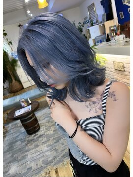 リアン(Lien) ブルーシルバーレイヤー