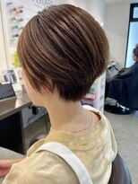 エファッセ(efface) クールショート×ナチュラルカラー×ブラウン×カジュアル