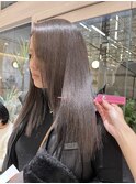 【Sanae.】髪質改善カラーで作るグレージュ