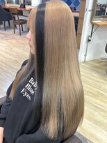 ロア 福岡天神本店(LORE)&nbsp;ダブルカラーベージュカラーケアブリーチカラーハイトーンカラー