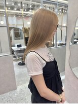 ロンド レア 天神大名店(Lond Le’a)&nbsp;天神大名ダブルカラーハイトーンミルクティーベージュ