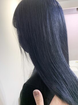 アールプラスヘアサロン(ar+ hair salon) ダークネイビー カラー