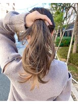 ノラ ヘアーサロン(NORA HAIR SALON)&nbsp;ナチュラル小顔前髪あり後れ毛サイドバング結べるボブくびれヘア