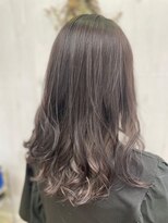 プランタン(Printemps)&nbsp;バウンシーカールペールパープルシースルーバングウェーブ